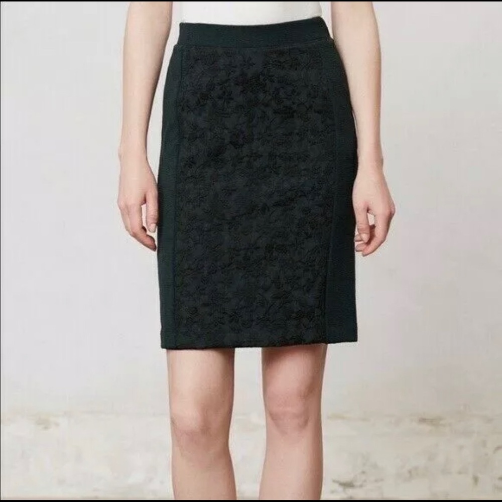 Moulinette Soeurs Hunter Green Skirt Size 6
